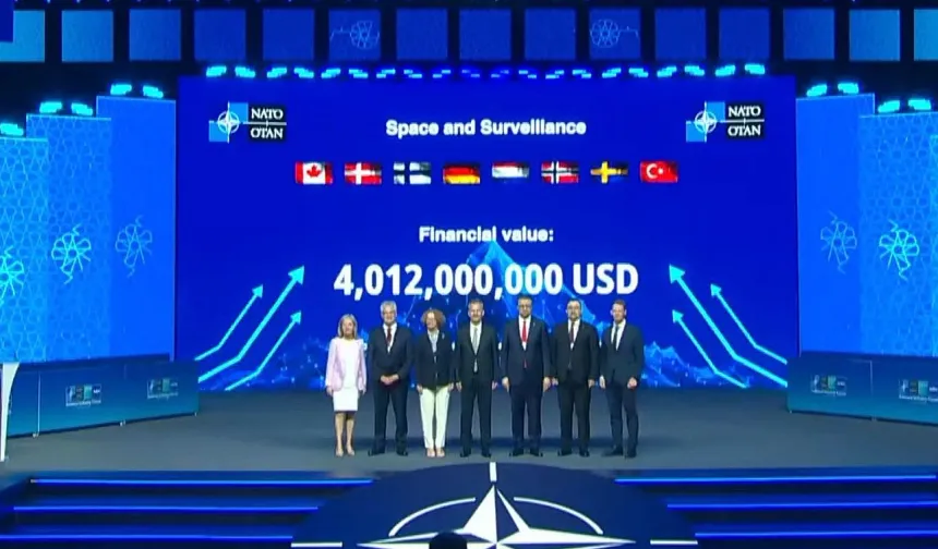 NATO Savunma Sanayii Forumu'nda Türkiye'nin uydu projeleri İMECE-2 ve İMECE-3 tanıtıldı