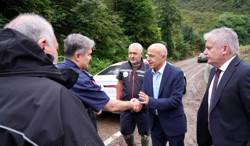 Giresun'da sel felaketinde seferber oldu