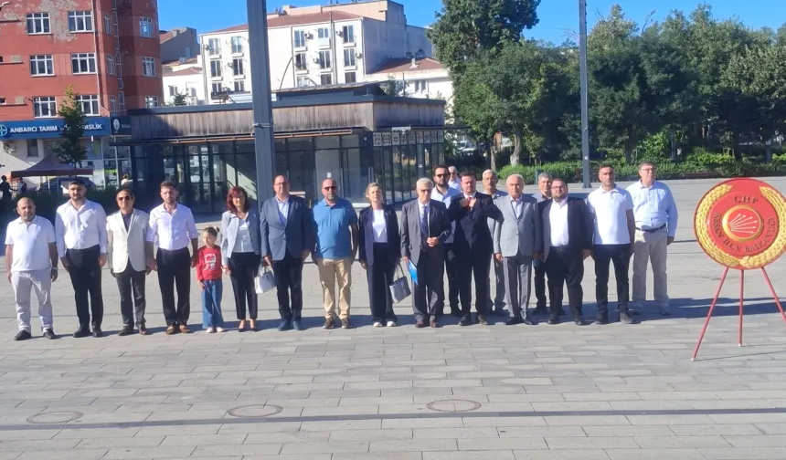CHP'nin 103. kuruluş yıl dönümü Keşan'da da törenle kutlandı