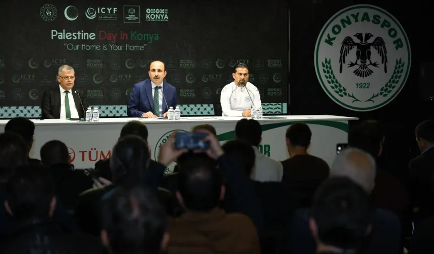 Filistin'e destek için Konyalı taraftarlara açık davet