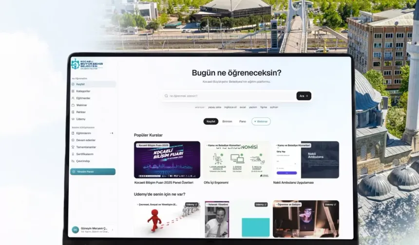 Kocaeli Büyükşehir'den personelin gelişimine dijital katkı