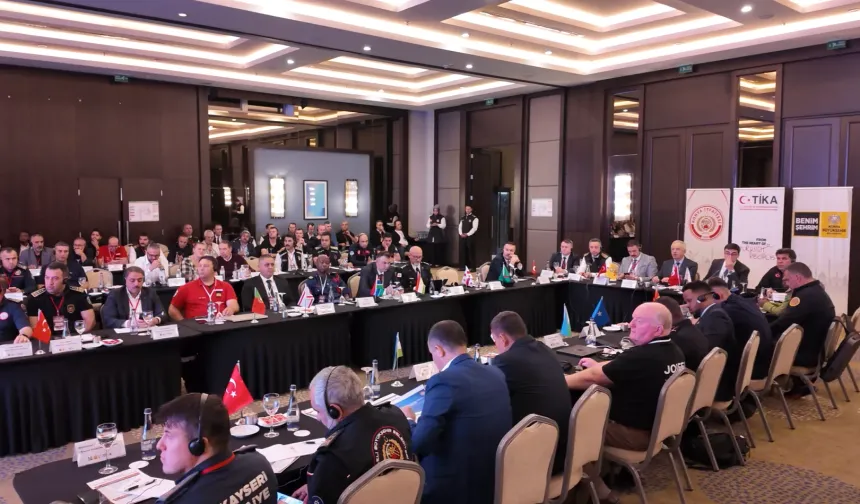 Konya'da Uluslararası İtfaiye Çalıştayı