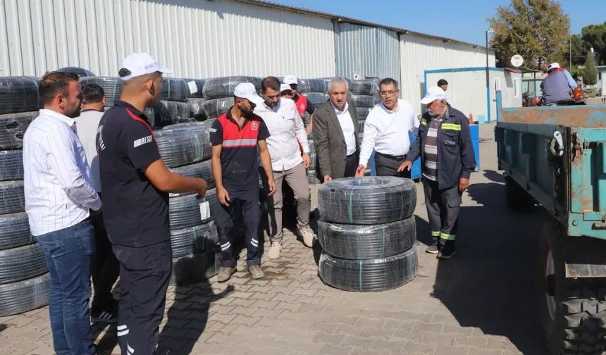 Manisa'da damlama sulama desteği 7 milyon metreyi geçti