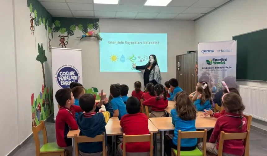 Çocuklara enerji tasarrufu ve verimliliği eğitimi