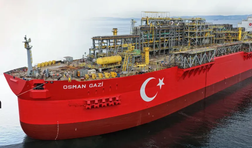 Osman Gazi platformu uğurlandı! Karadeniz'de 20 yıl görev yapacak
