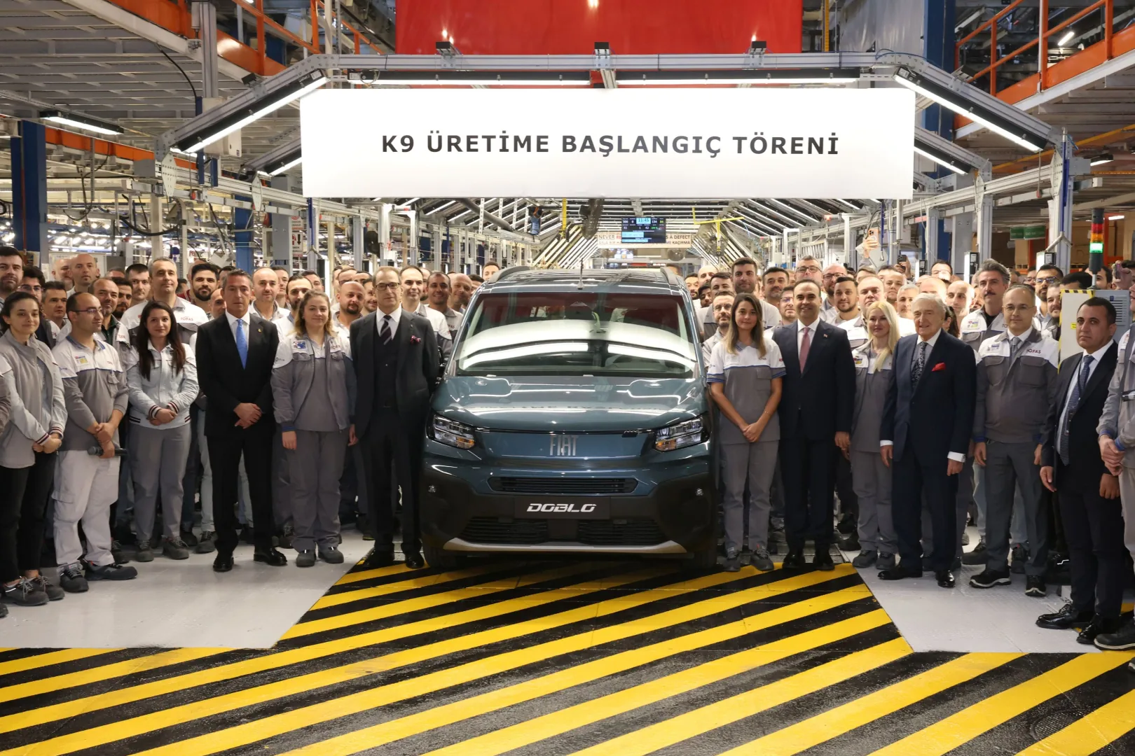 Tofaş'ta 300 milyon dolarlık K9 yatırımı üretime geçti... Doblò Bursa'ya döndü
